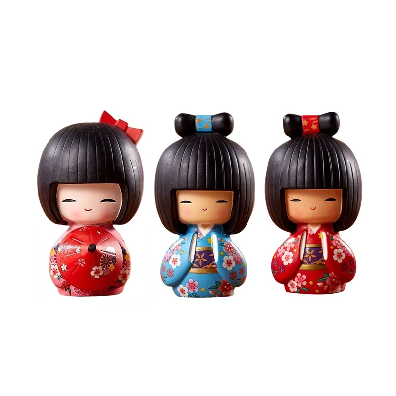 

Кимоно, японская кукла, кухня, суши, ресторан, украшения, японский орнамент, украшение для дома из смолы, кавайная фигурка