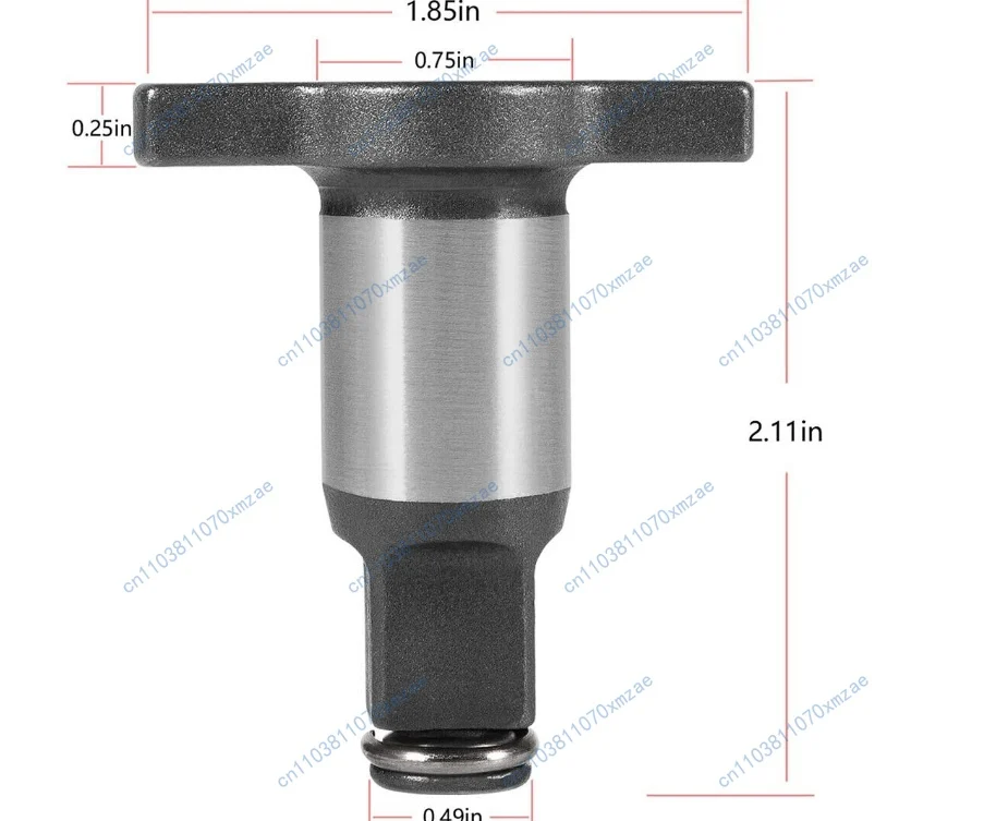 DCF899 Impact Square Head 19mm Snap Ring Type 1/2 view 2