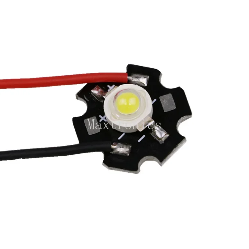 Imagem -02 - Grânulos de Led com Substrato de Alumínio Acessórios de Iluminação Quente Branco Vermelho Verde Azul Amarelo 15cm Linha w 3w 16 mm 20 mm Pcs Peças 10