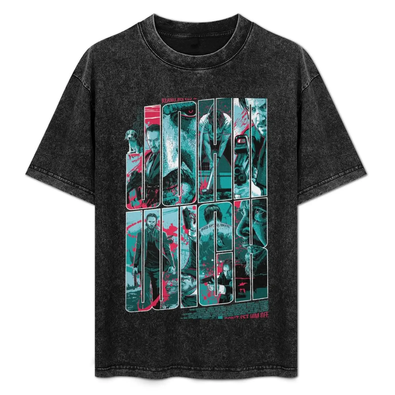 

john wick design T-Shirt anime figures customs design your own tshirts personalised mens t shirt graphic