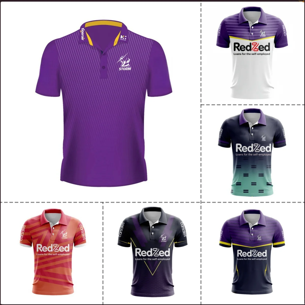

MELBOURNE STORM 2020 PLAYER PURPLE POLO SHIRT/2025 MELBOURNE STORM HOME AND AWAY POLO SHIRT