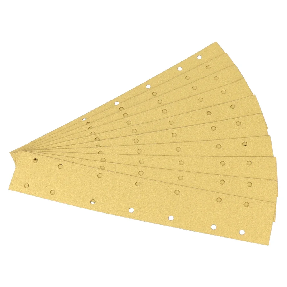 20pcs 50pcs 70x420mm Flocked Sandpapers Polishing Sanding Papers Vacuuming Hook Loop Sanding Disc-Abrasive For 70x400mm Sander