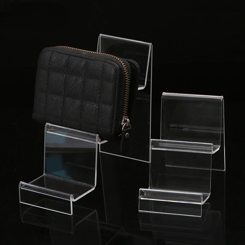 Fashion Acrylic Transparent Display Shelf Mobile book Wallet Glasses Rack Multilayers Cellphone Jewellery DisplayMobile phone