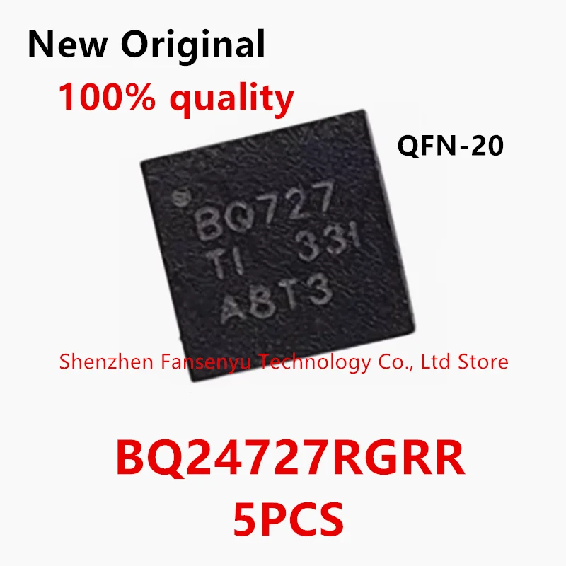 

(5piece)100% New BQ727 BQ24727 BQ24727RGRR QFN-20 Chipset