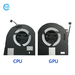 New Original Laptop CPU GPU Cooling Fan For DELL Precision 7530 M7530 7540 P74F