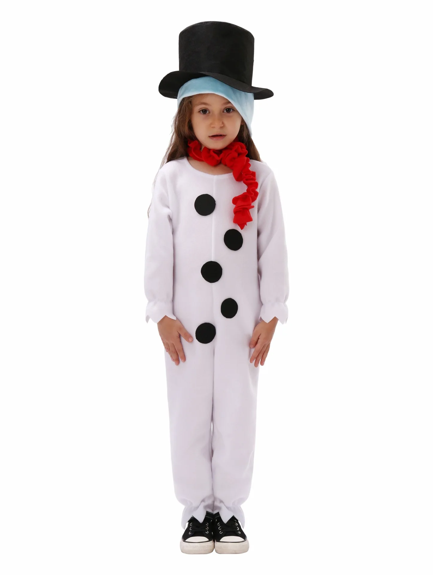 Christmas Christmas Santa Claus Cosplay snowman white jumpsuit Costume Kid boy