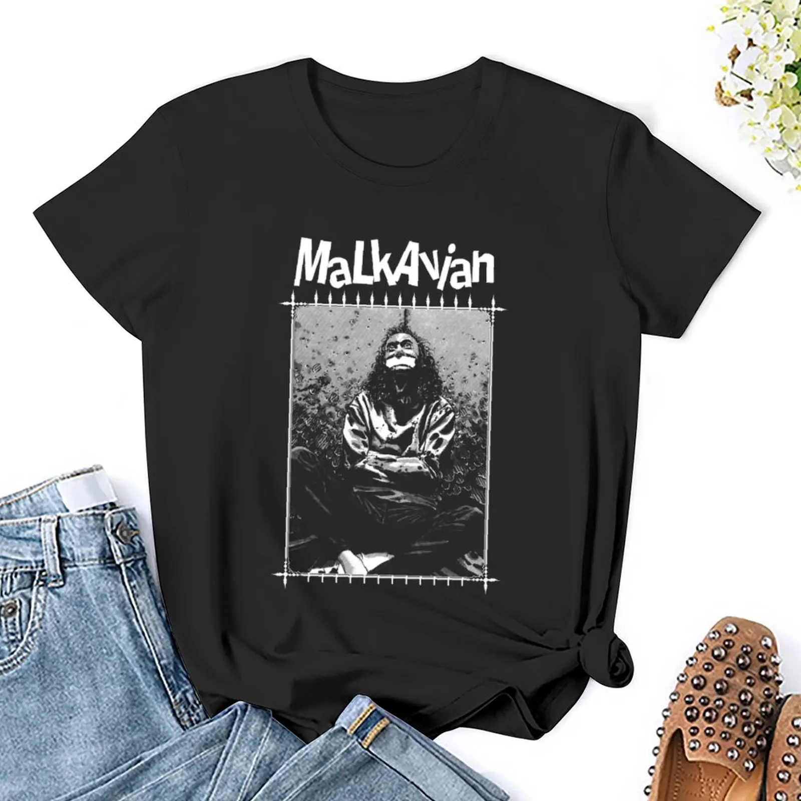 Maskerade Clan: Malkavian Retro T-Shirt Sommerkleid ung süße Tops lustige Sommer Top T-Shirts für Frauen