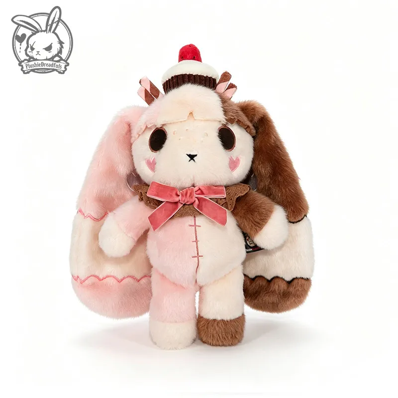New Plushie Dreadfuls Bunny Plush Toy Soft Stuffed Rabbit Doll Ice Cream Themed Cute Plushie Healing Surprise Holiday Gift
