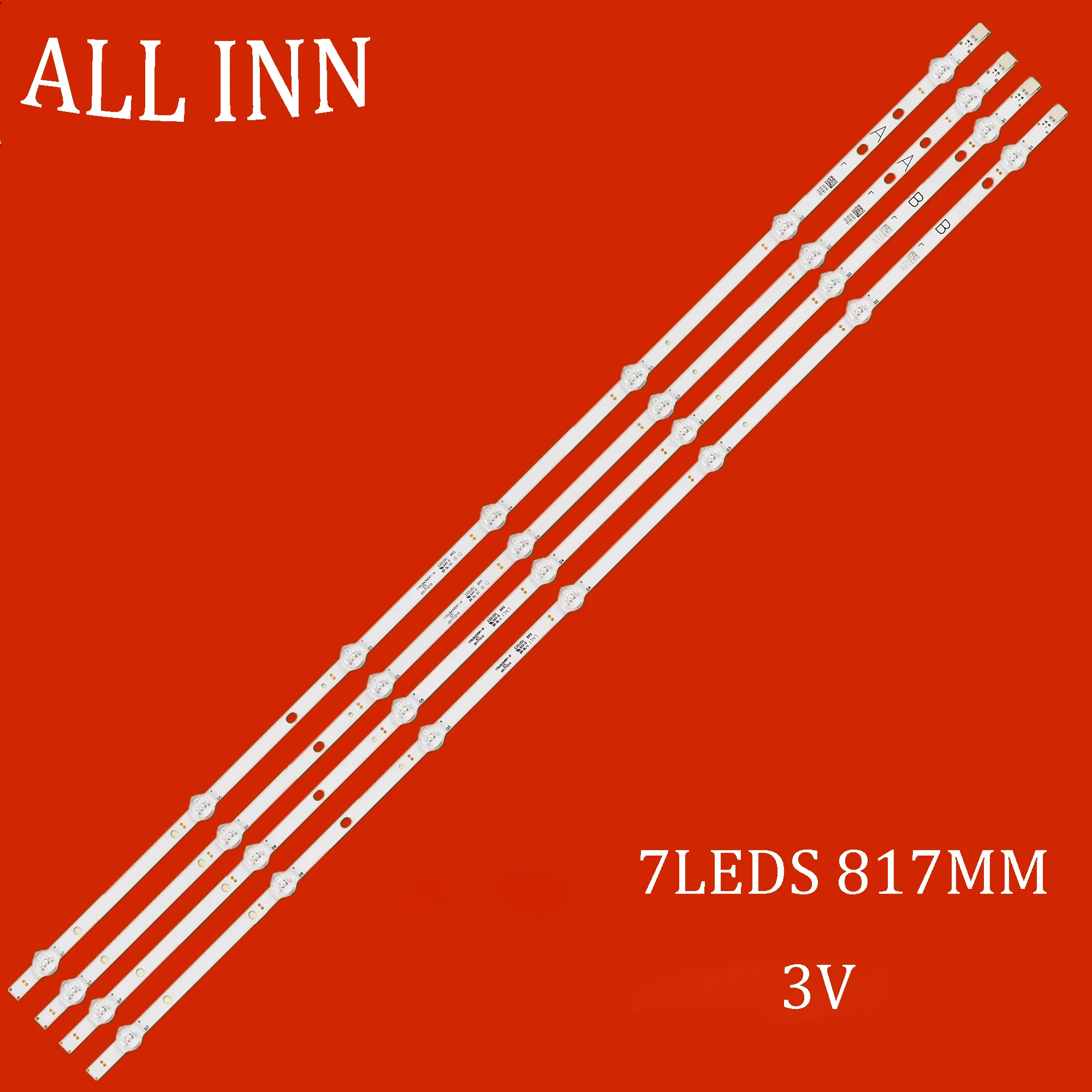 

Лента светодиодной подсветки 820 мм для 43pus6031 43U5766DB 43U6663DB LC430EQY SH M1 VES430QNYL-2D-N01 LED43292UHDFVP VES430QNDL E 128280