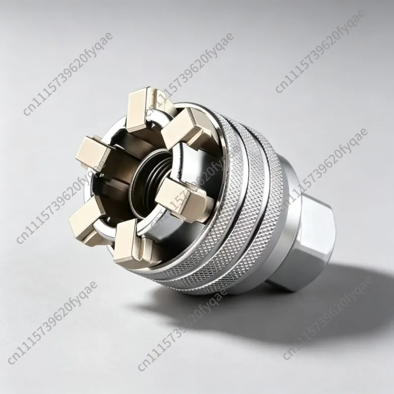 4pcsAdjustable Universal Socket Adapter Chuck, Electric & Manual Wrench Drill Screw Socket Converter Head