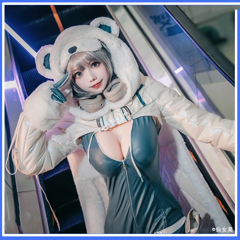 COSLEE Anime Game NIKKE Neve Cosplay Costume The Goddess Of Victory Jumpsuit Dress Daily Party Uniform Halloween Carnival Women - Image 3