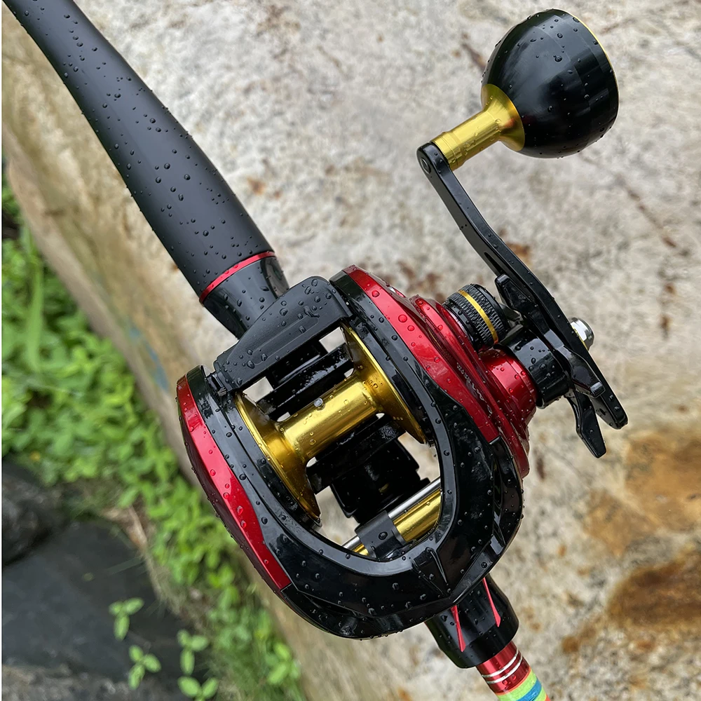 Imagem -05 - Ultra Light Fishing Reel Baitcasting Roda Jig Pesca Casting Reel para Catfish Bass Carp 6.4:1 Relação de Engrenagem Profissional