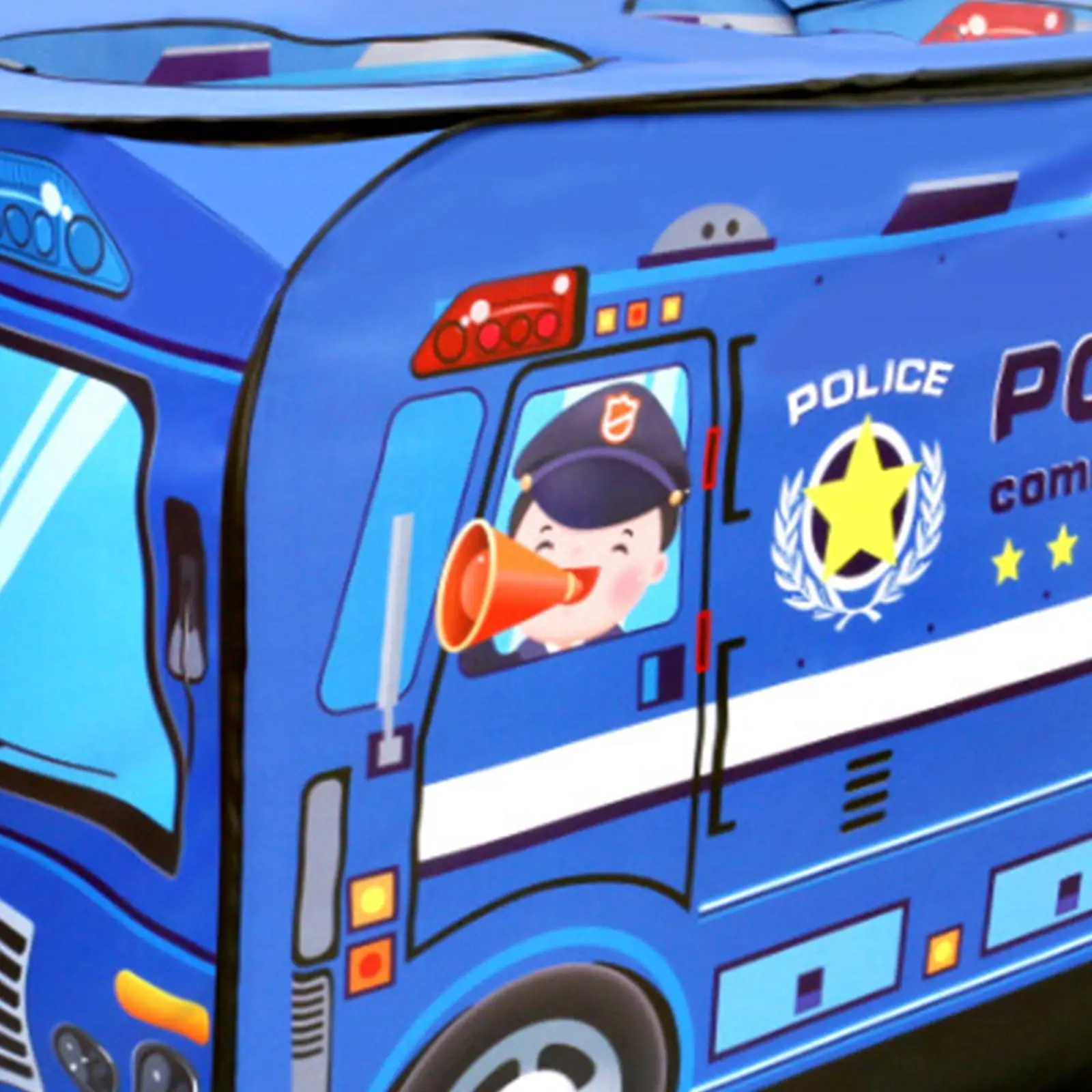 Opvouwbare speeltent – Cartoon autotent voor kinderen, speelgoedtent voor binnen, cadeau voor meisjes en jongens