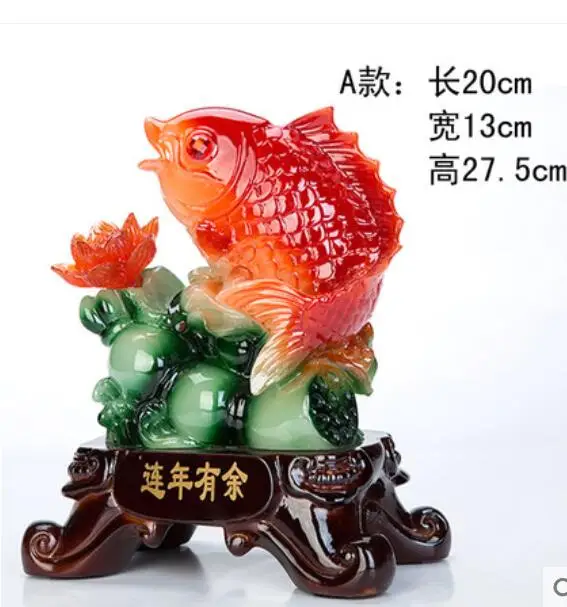 

Year after year of surplus fish TV ark places contracted wine ark live adornment sitting room handicraft statue sculpture