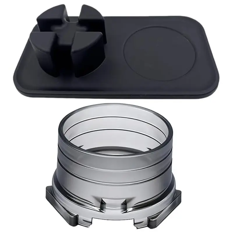 

Комплект Y15A: дозирующая воронка для портафильтра и нескользящий коврик для темперовки для кофемашин Ninja Luxe Cafe ES601 – аксессуары для эспрессо