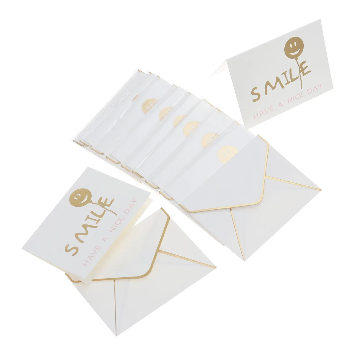 

10 Pcs Greeting Card Blessing Cards with Nice Words Blessings Note Blank Envelopes