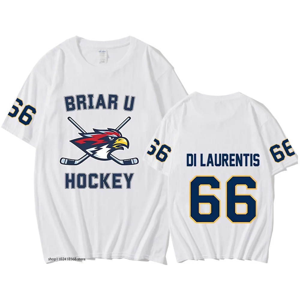 100% Cotton Merch TV Print T-Shirts Off Campus Graham 44 Tshirt Fashion Men Briar University Hawks Di Laurentis 66 Tucker 46 Top