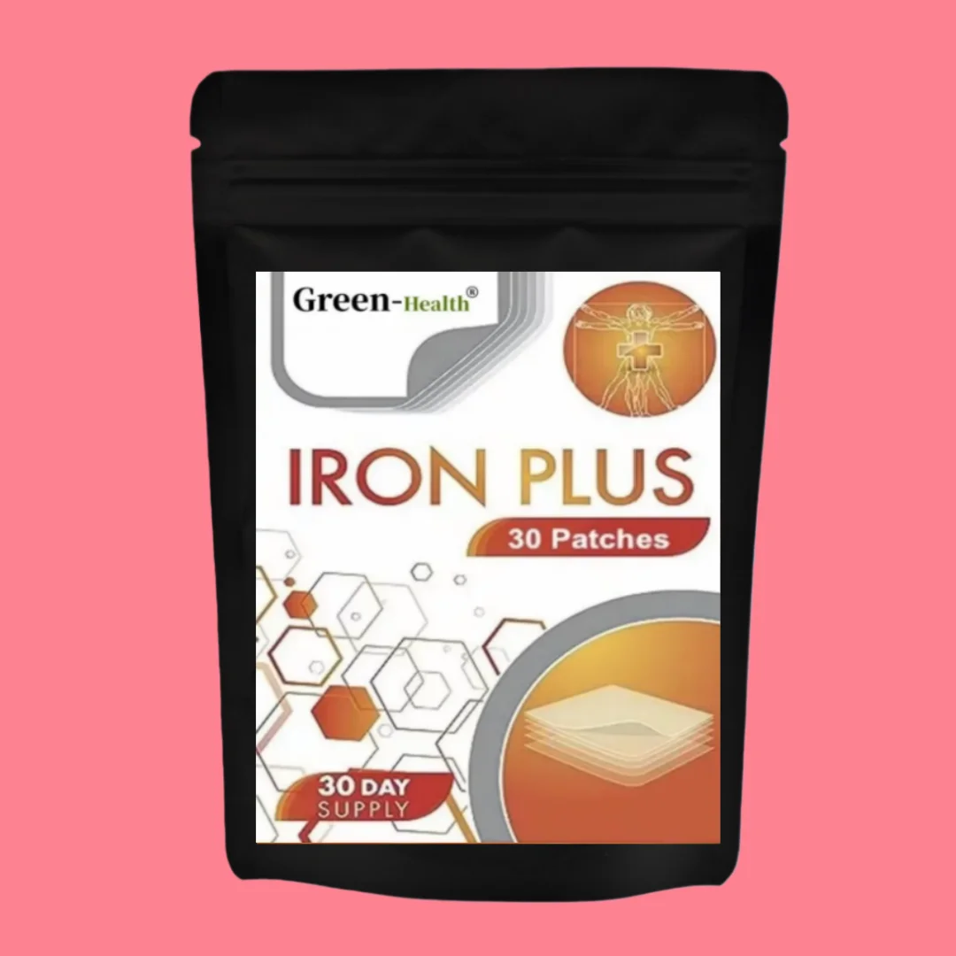 30 Patches Iron Plus Wellness Patches - 1 Month Transdermal (Energy & Blood Health)