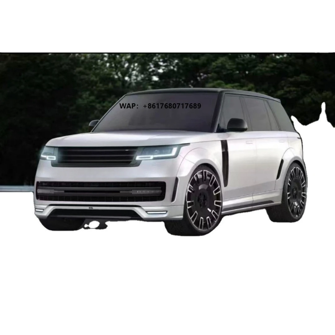 For Range Rover Carbon Fiber Body Kit Range Rover Upgrades LM Style Front Lip Side Skirt Diffuser Spoiler Wide Body