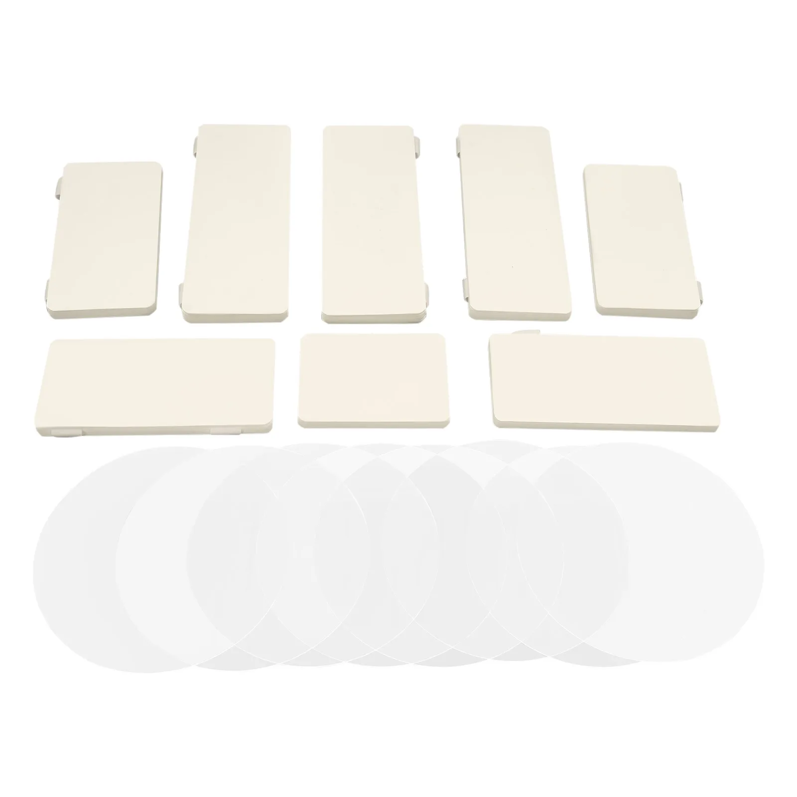 8 Pieces Foldable Paper Column Display Stands, Cylinder Wedding Flower Stands for Placing Artificial Flowers, Fresh Flowers