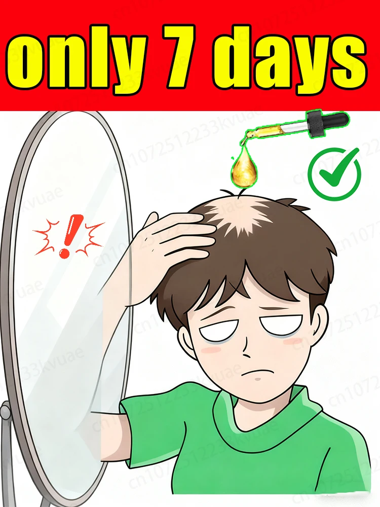 Second generation essential oil. Say goodbye to baldness and hair loss in 7 days