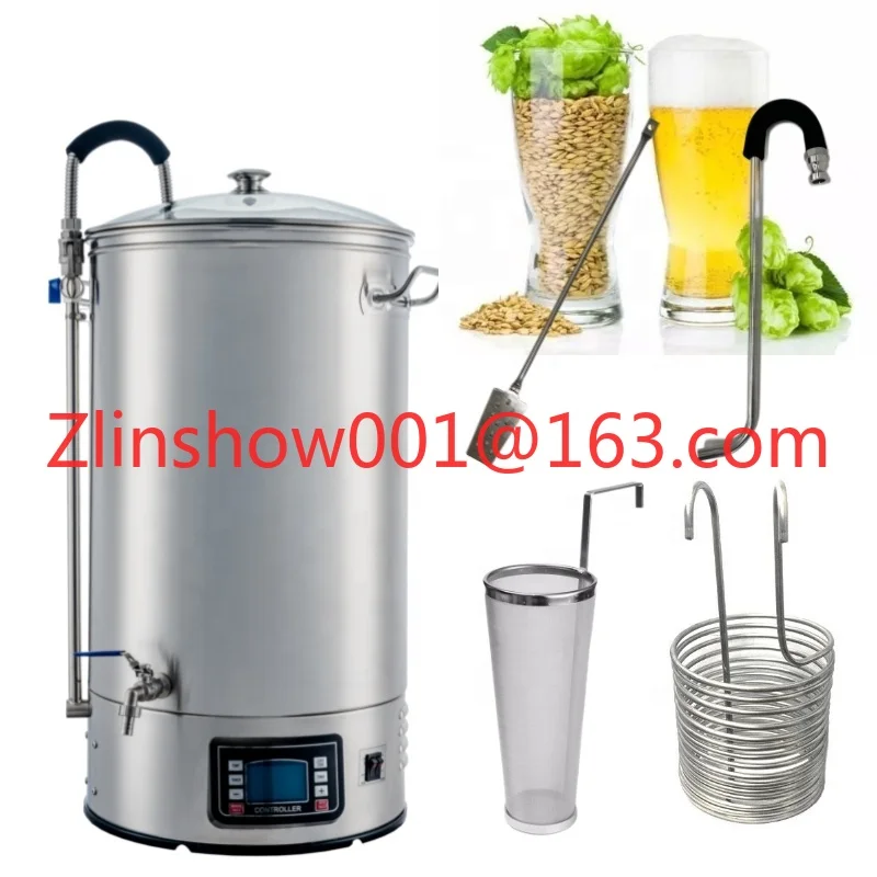 De Elaboracion De Cerveza En uno 40 60 70L All in One Brewery Micro Home Brewing Equipment