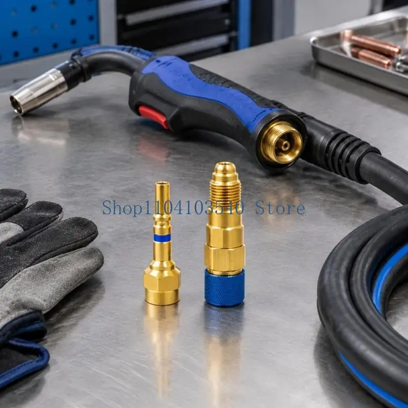 02DC Argon Quick Fitting Coupler for Gas and Water-Cooling Equipment Lines