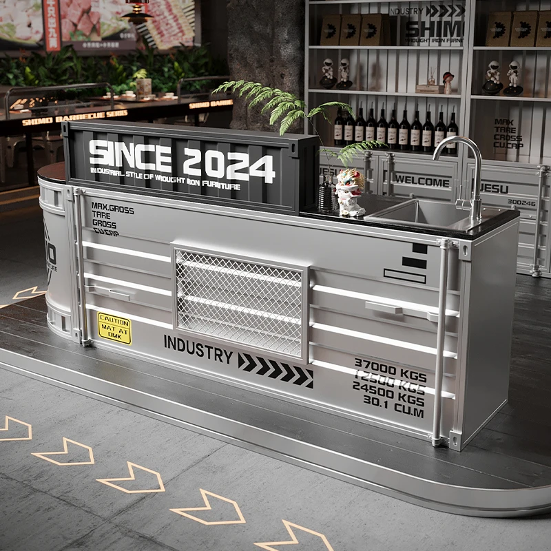 Aesthetic Bar Reception Desks Minimalist Restaurant Modern Beauty Desks Luxury Industrial Unique Escritorio Lounge Furniture