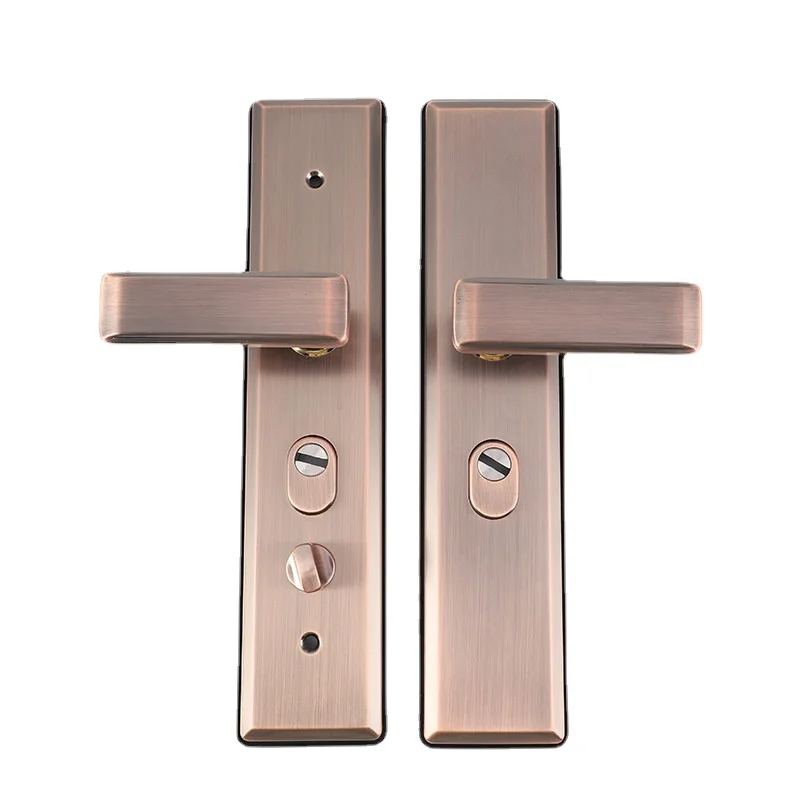 

Second Installed Structure Anti-pry Household Lock Household Thickened Panel Door Handle Multifunctional Anti-theft Handle