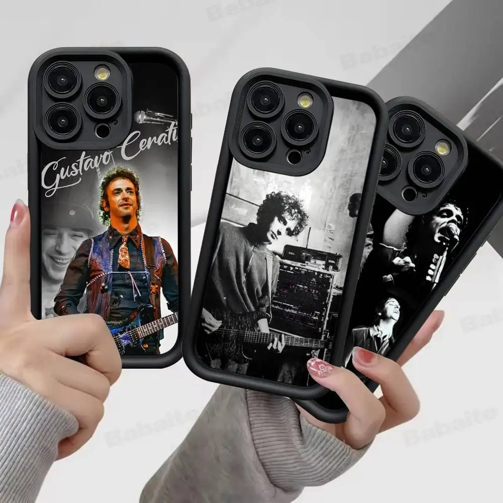 Funda para Teléfono Gustavo Cerati Soda Stereo para iPhone 17 16 E 15 14 13 12 11 Pro Max Plus