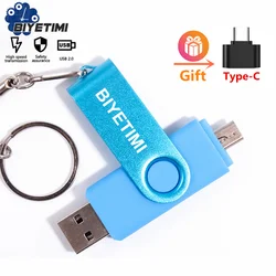 BIYETIMI-Clé USB 128 de type C, 16 Go, 32 Go, 64 Go, 2.0 Go, lecteur flash, périphérique de stockage pour smartphone