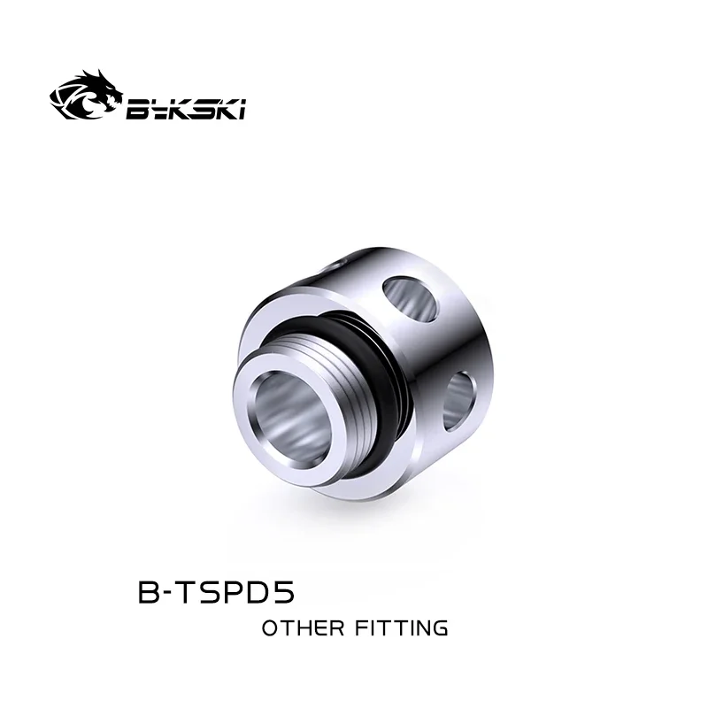 Bykski B-TSPD5,PC Cooling Water Flow Buffer Shunt Defoamer,Reservoir built-in Spoiler