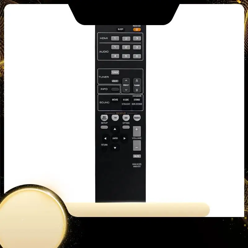 

RAV435 WW51070 Remote For Yamaha Home Theater Audio/Video Receiver HTR-2064 YHT-196 HTR2064SZ NS-B20 NS-C20 Replace Remote
