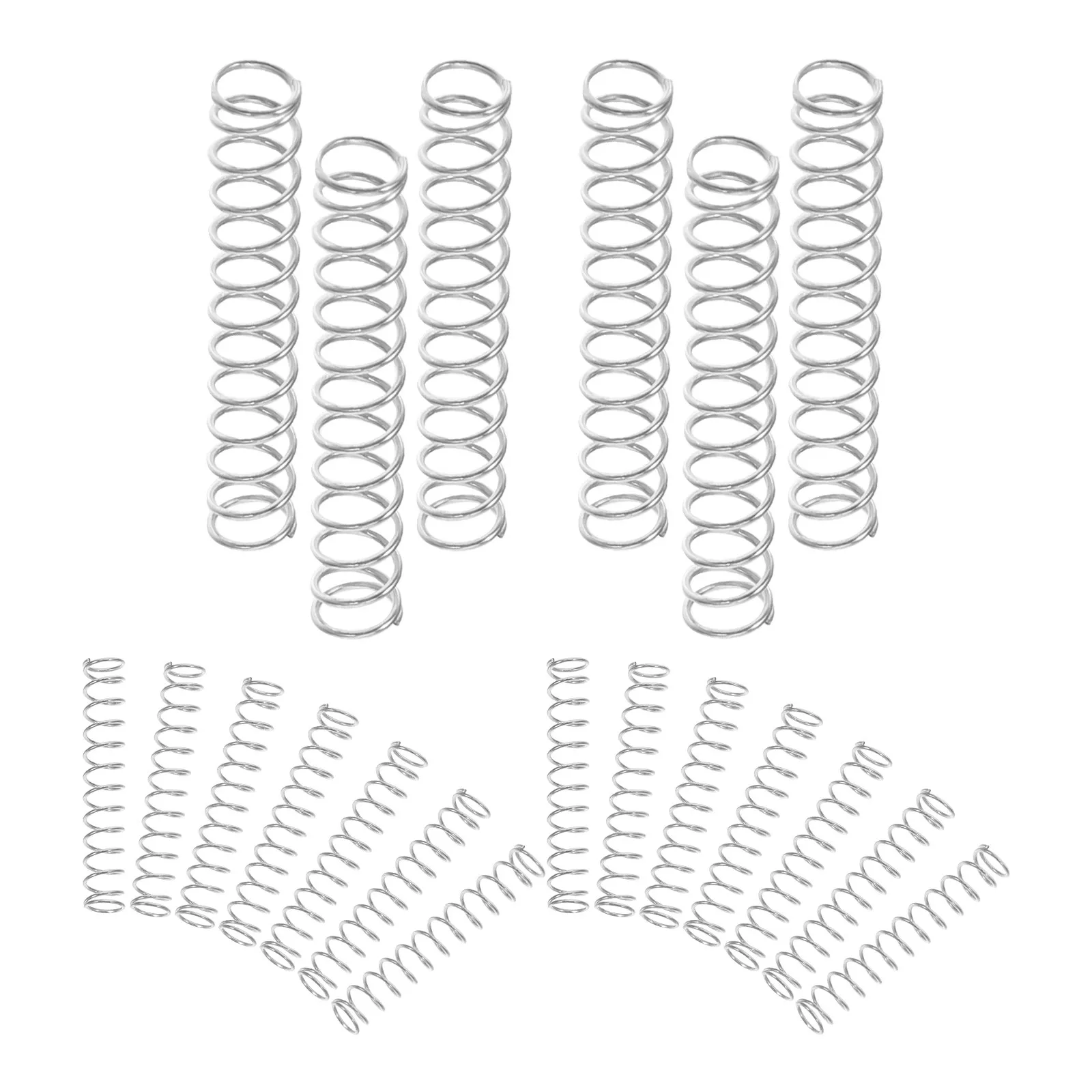 50Pcs Ballpoint Pen Stainless Steel Compression Springs 04Mm Wire Dia 4Mm Od 25Mm Length Replacement Springs for Click