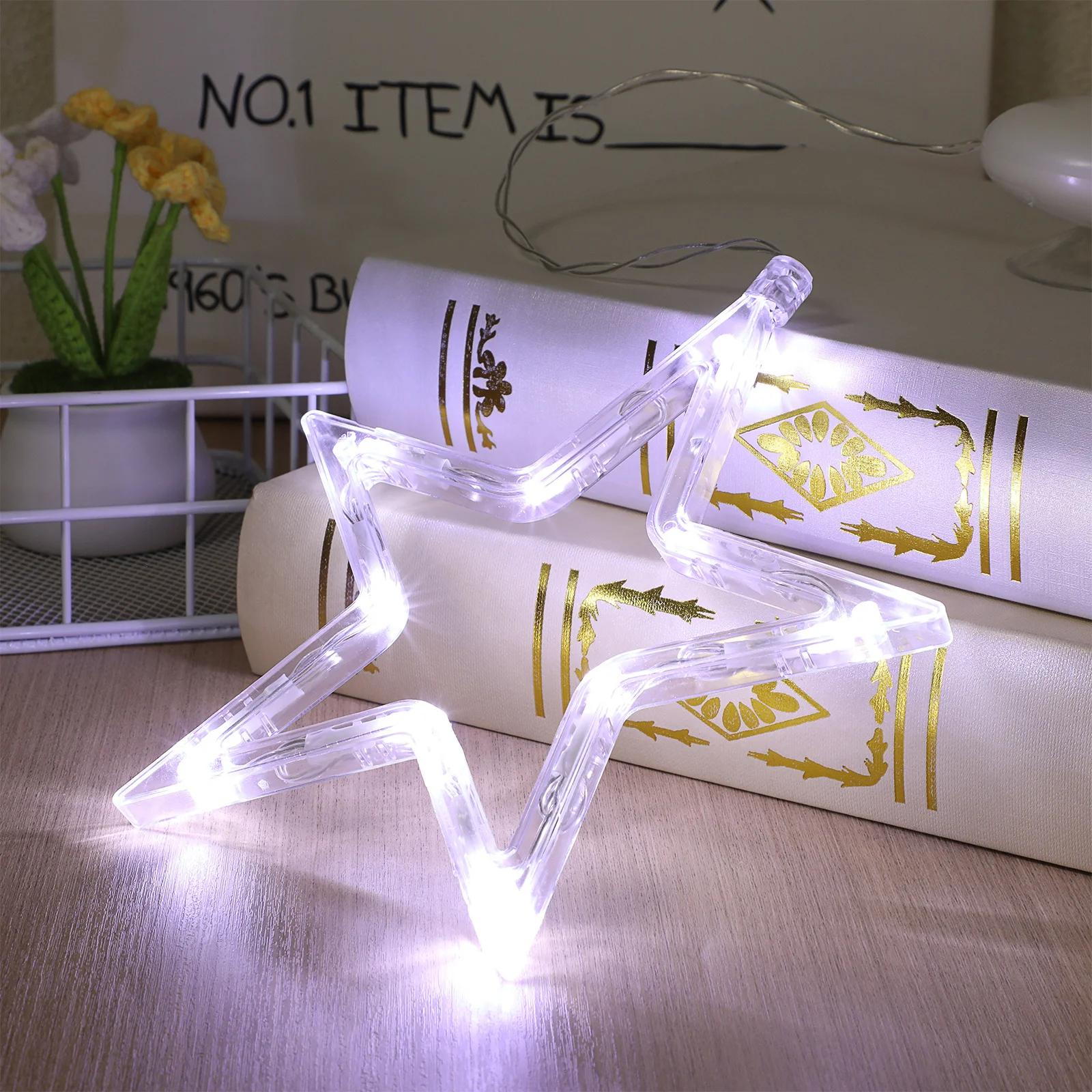

Window Hanging Light Christmas Decorations for Windows inside LED Xmas Star