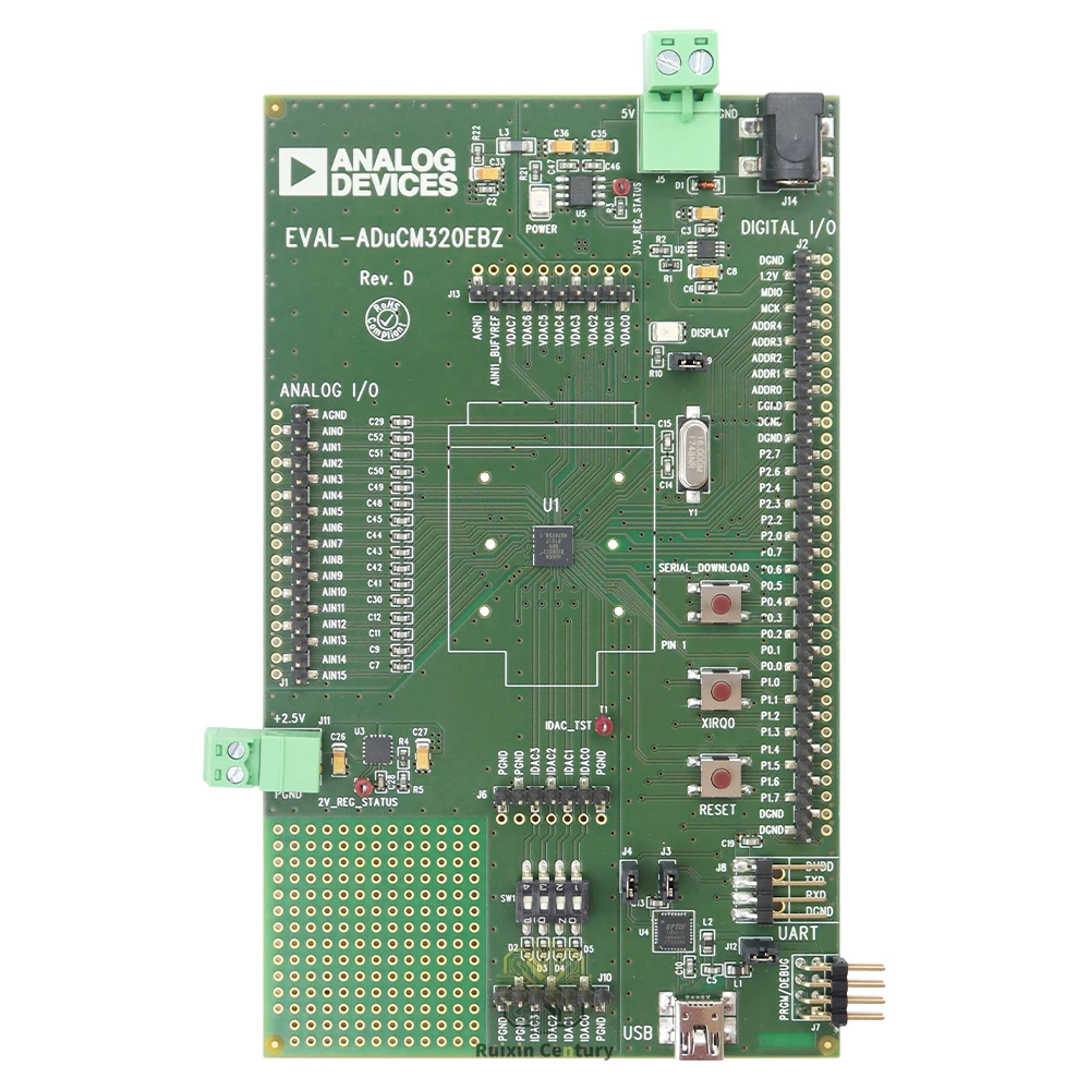 FOR Analog Devices EV-ADUCM320QSPZ QuickStart PLUS ARM Cortex-M3 MCU 32-Bit Evaluation Board with J-Link OB Programmer Genuine
