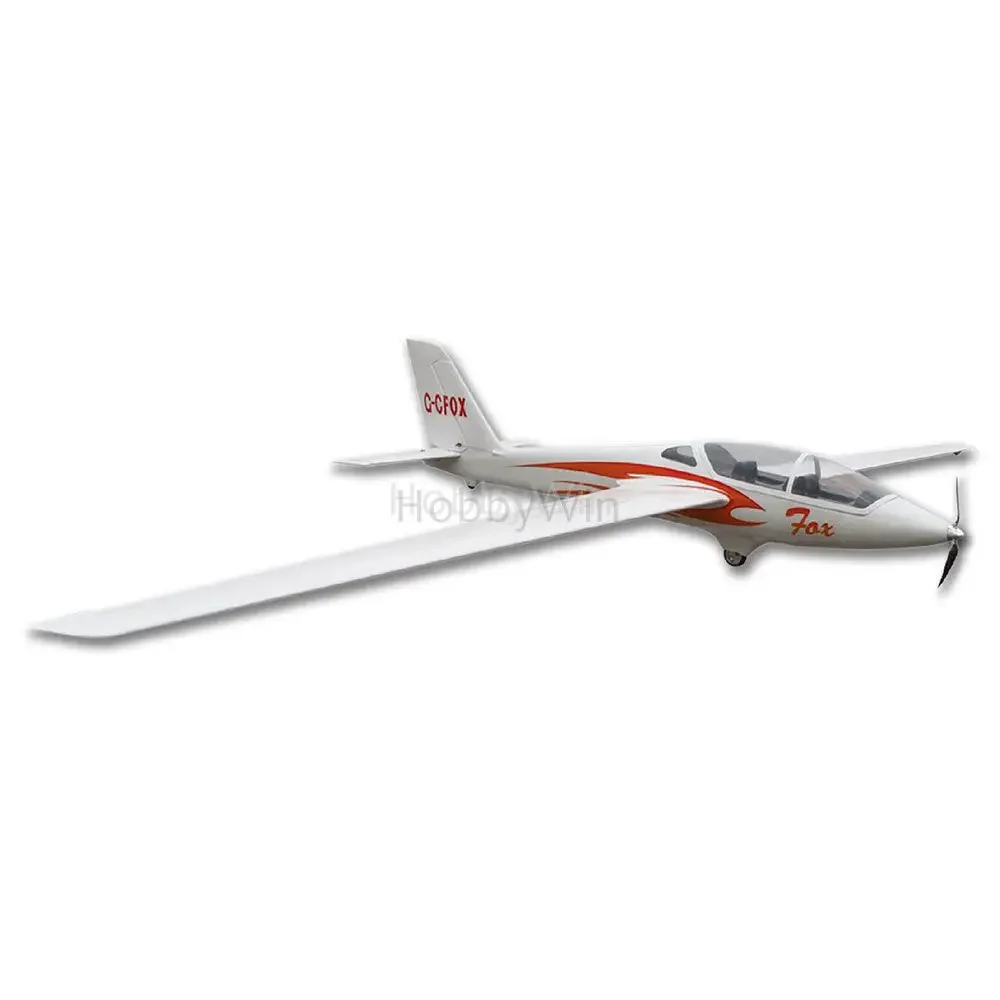 FOX Electric 3000mm Glider fiberglass fuselage balsa wood main wing RC Model Sailplane