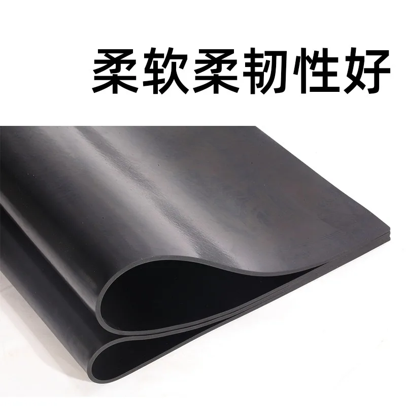 Neoprene Rubber Sheet Roll Solid Rubber Strips for DIY Gaskets Pads Seals Crafts Flooring Cushioning of Anti-vibration Anti-slip - view 4