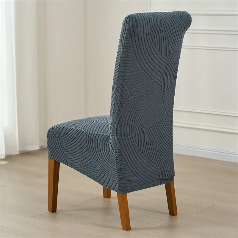 1/2/4/6 قطعة مرونة XL حجم غطاء كرسي تمتد الطعام كرسي أغطية مكافحة القذرة مقعد يغطي مأدبة الزفاف Housse دي تشيس