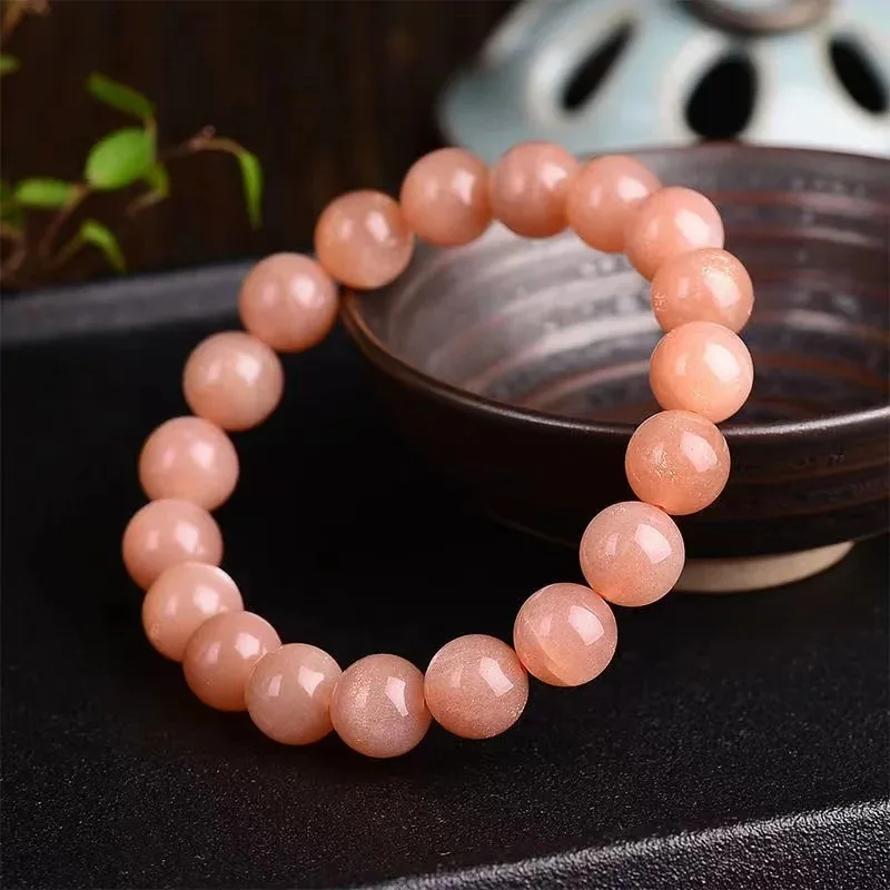 

Natural Sunstone Crystal Bracelet