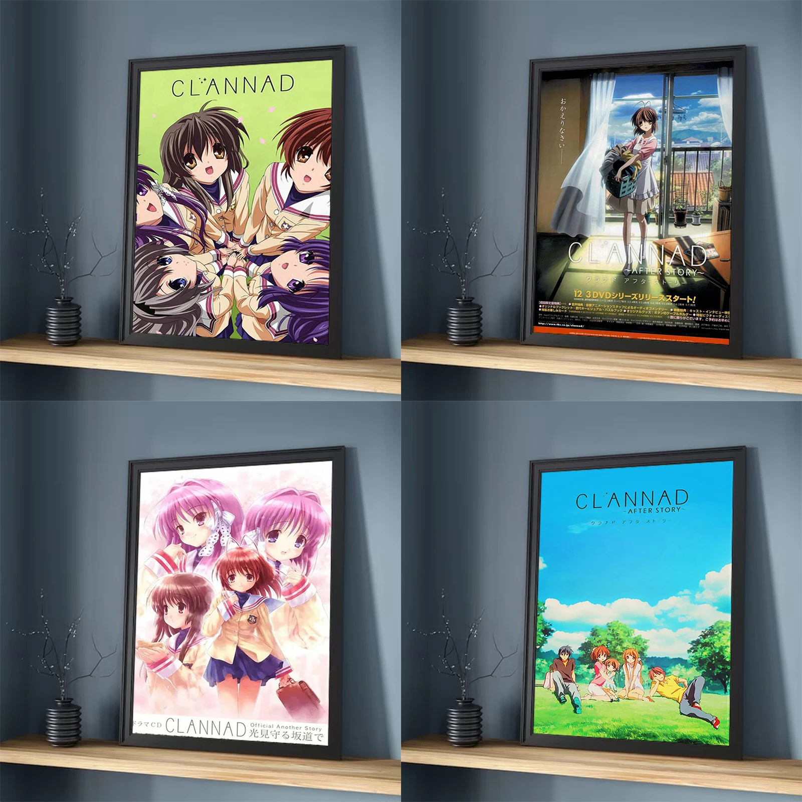 Home Decorations Clannad Decoration Pictures Room Wall Decor Movie Poster Painting Art Mural Decorative Paintings Living Posters