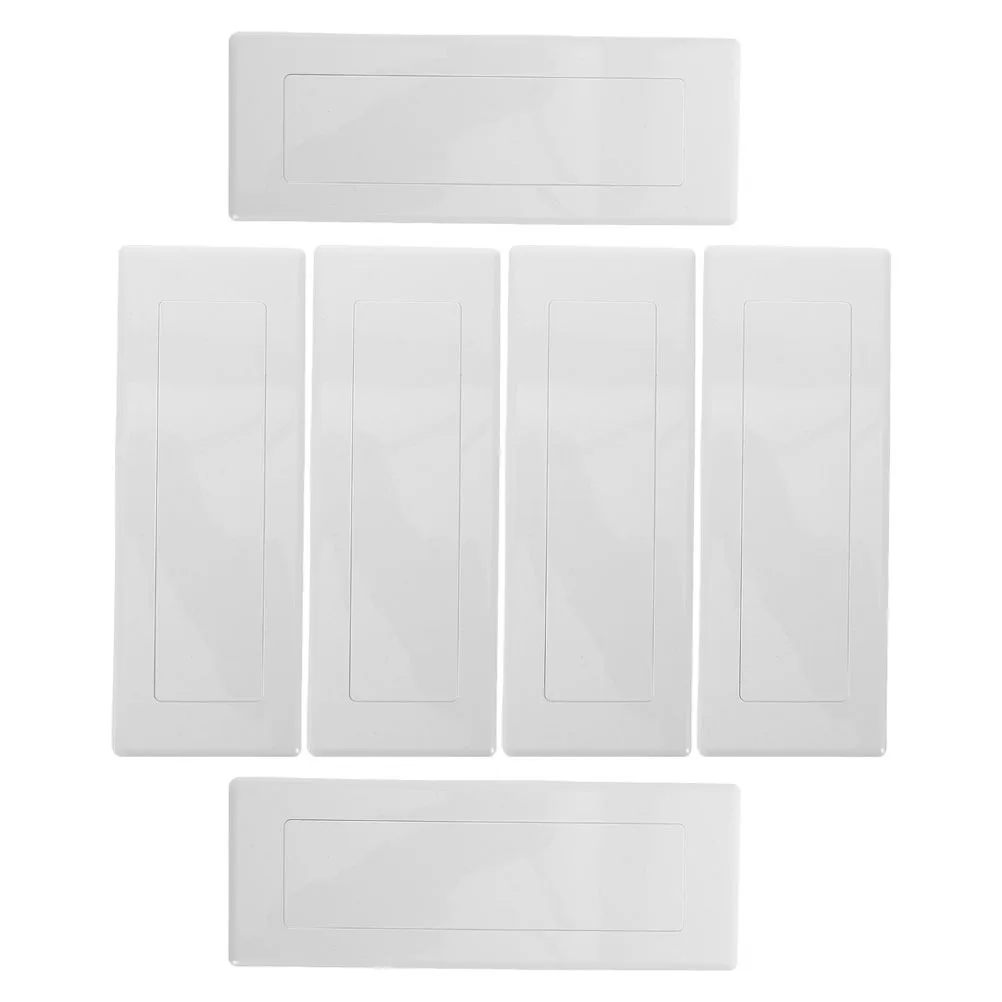 

6Pcs Plastic Electrical Box Covers 118 120 Junction Box Plates Waterproof Home Office Safety Electrical Plate Covers