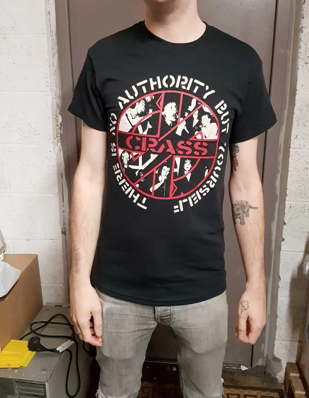 Crass There is No Authority UK SHIPPING INCLUDED