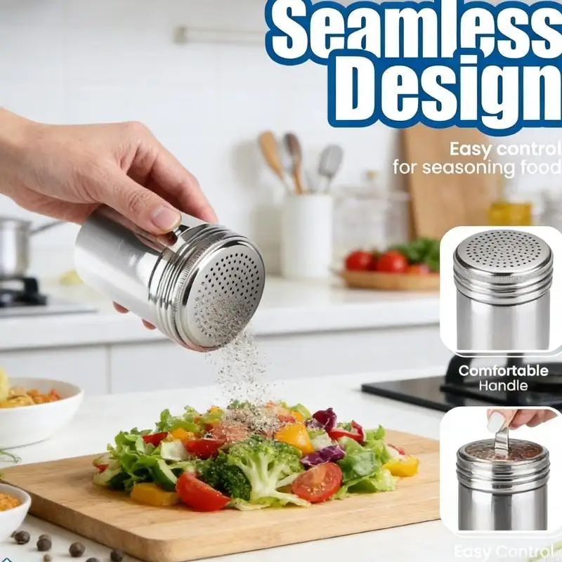   Versatiles Powder Sprinkler Can for Even Distribution in Baking Recipes Coffee Making Kitchen Tasks Durability