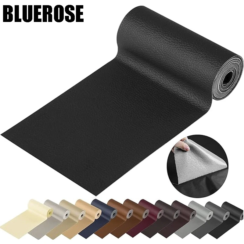 Self Adhesive Leather for Sofa Chair Table Furniture Car Seat Bag Shoe Bed Leather Repair Patch Sticky Fix PU Leather Sticker