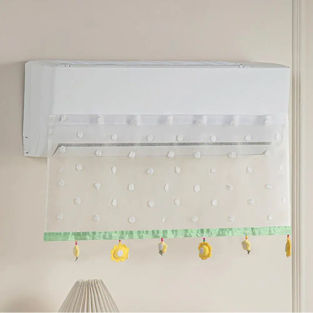 Breathable Wind Guard Universal Air Conditioner Wind Deflector Curtain with Mesh Screen Cover Anti-direct Blowing Ac for Home