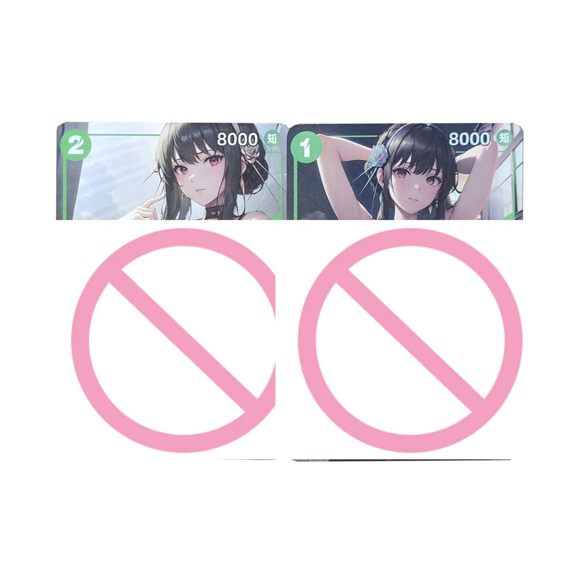 

2Pcs/set 59X86Mm Diy Self Made Goddess Story Yor Forger Collection Card Refraction Color Flash Swimsuit Anime Card Gift Toys