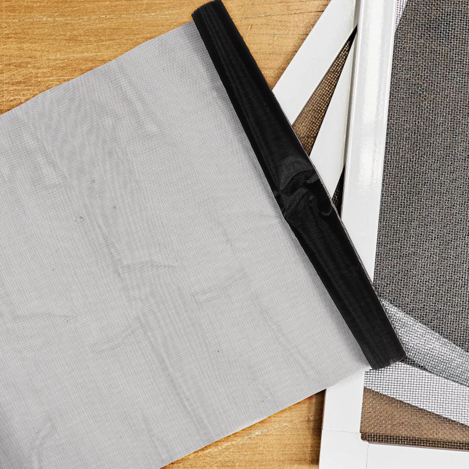 

1 set 1 Set Window Replacement Mesh For Door Diy Mesh Screen Plastic Durable Diy Window Screen For Home Easy Install Home Use