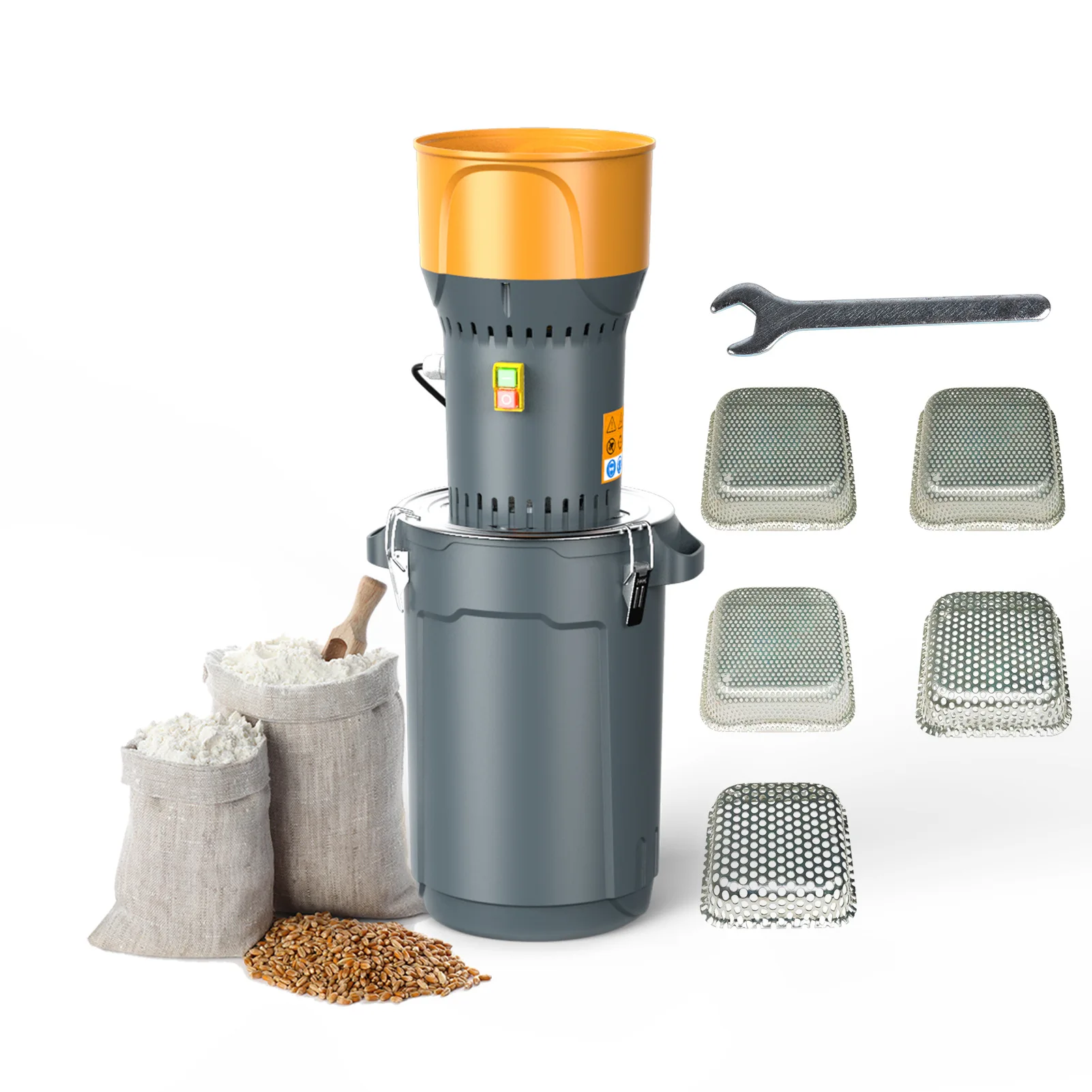 Small strong plastic grinder Wood multifunctional corn feed grinder