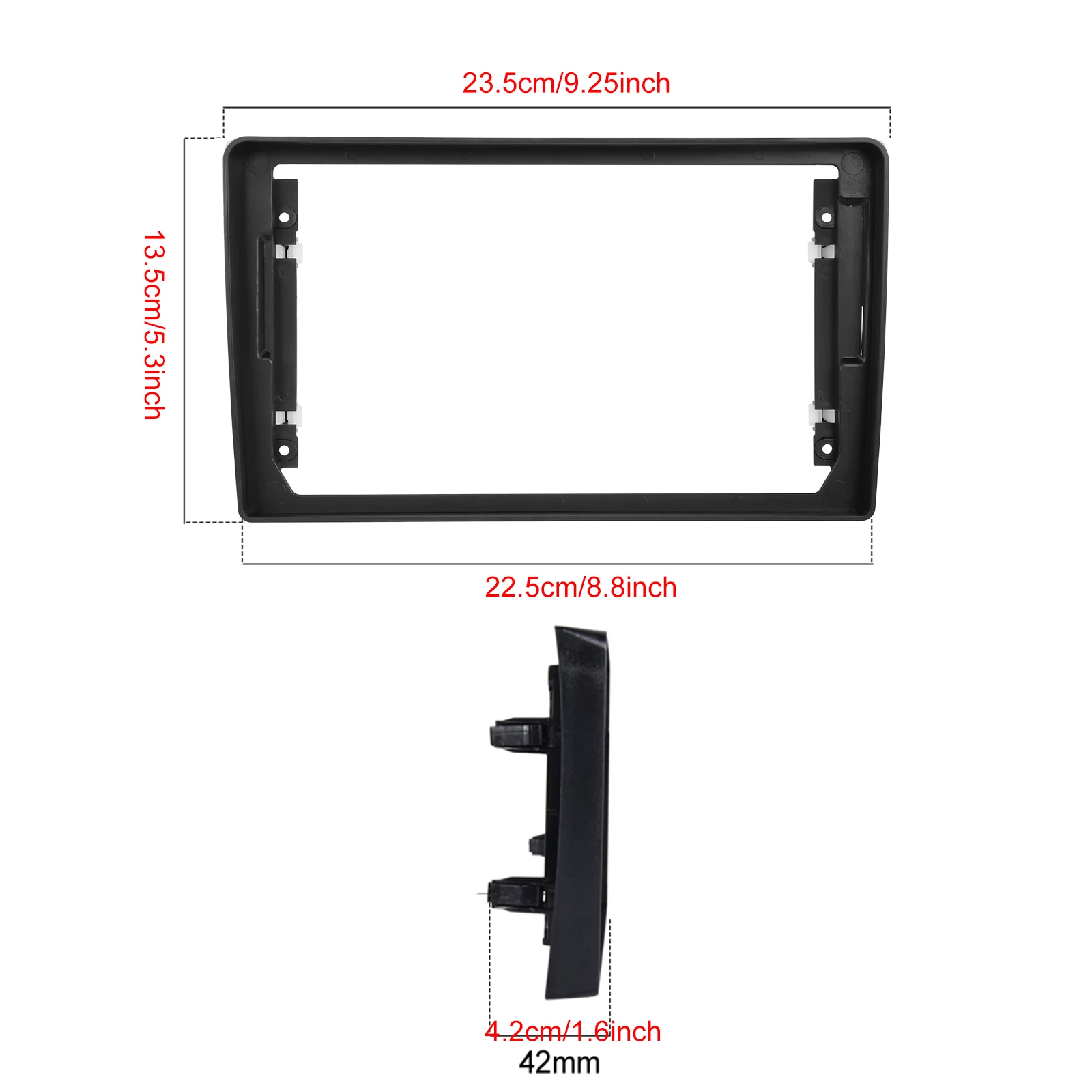 Podofo Car Multimedia panel Frame For Suzuki Super Vitra 2005 2016 for 9 inch Android Stereo Panel Harness